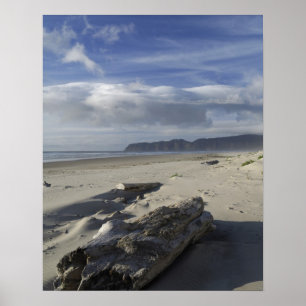 Poster EUA, Oregon, Sand Dunes e Ocean, Pacific City