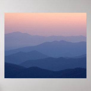 Pôster EUA, Tennessee, Excelente Mountains National