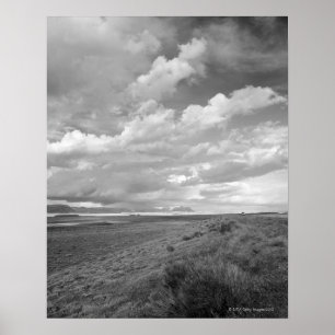 Pôster EUA, Utá, nuvens sobre a paisagem