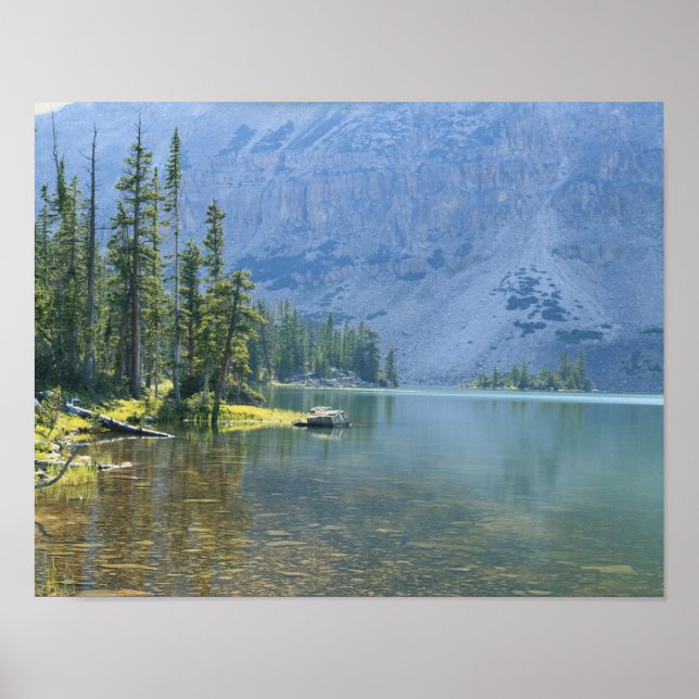 Poster EUA, Utah, Ashley National Forest, High Uintas (Frente)