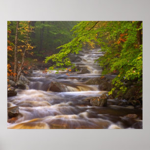 Poster EUA, Vermont, East Arlington, Correntes fluindo