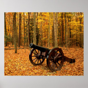 Pôster EUA, Virgínia, Histórico Nacional Colonial