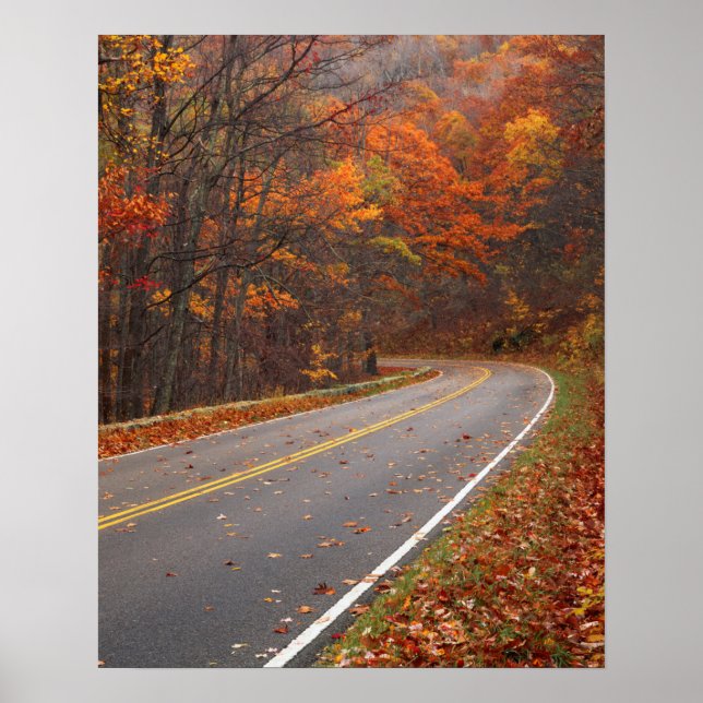 Pôster EUA, Virginia, Shenandoah National Park, Skyline (Frente)