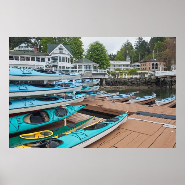 Pôster EUA, Washington, San Juan Islands (Frente)