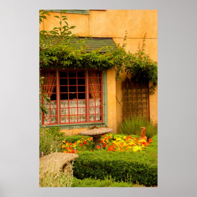 Pôster EUA, Washington, Woodinville, Herbfarm (Frente)