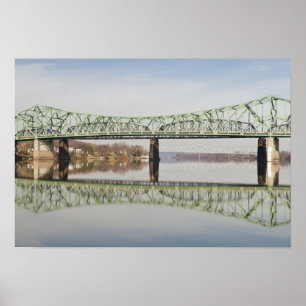 Poster EUA, WV, Parkersburg. Parkersburg-Belpre