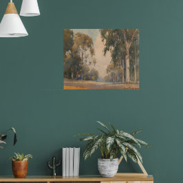 Poster Eucalipto (1922) - Delicado Aquarela Botânica