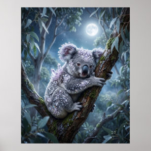 Poster Eucalipto Brilho do Coala de Cristal