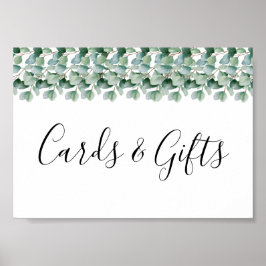 Poster Eucalyptus Botanical Greenery Casamento