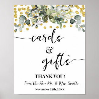 Poster Eucalyptus Cards & Gifts Chá de panela de Casament