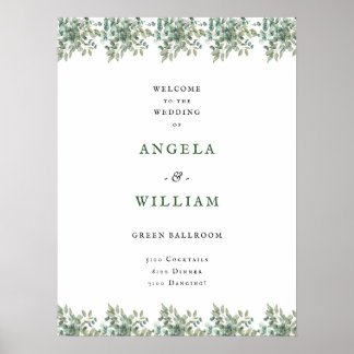 Poster Eucalyptus deixa casamento
