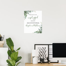 Poster Eucalyptus deixa casamento
