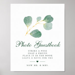 Poster Eucalyptus Greenery Foto de Guestbook