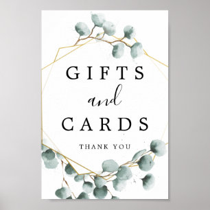 Poster Eucalyptus Greenery Gifts and Cards Sinal