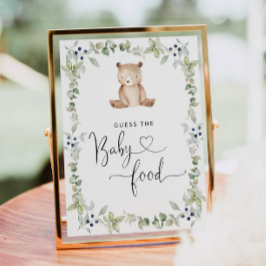 Poster Eucalyptus imagina a comida do bebê