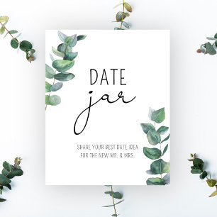 Poster Eucalyptus namoram ideias noturnas. Jogo de bridel