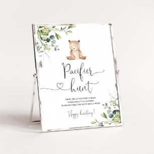 Poster Eucalyptus urso Pacifier hunet game chá de fralda