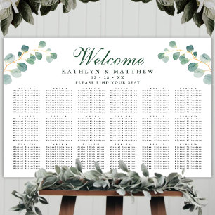 Poster Eucalyptus Wedding 18 Mesa Seating