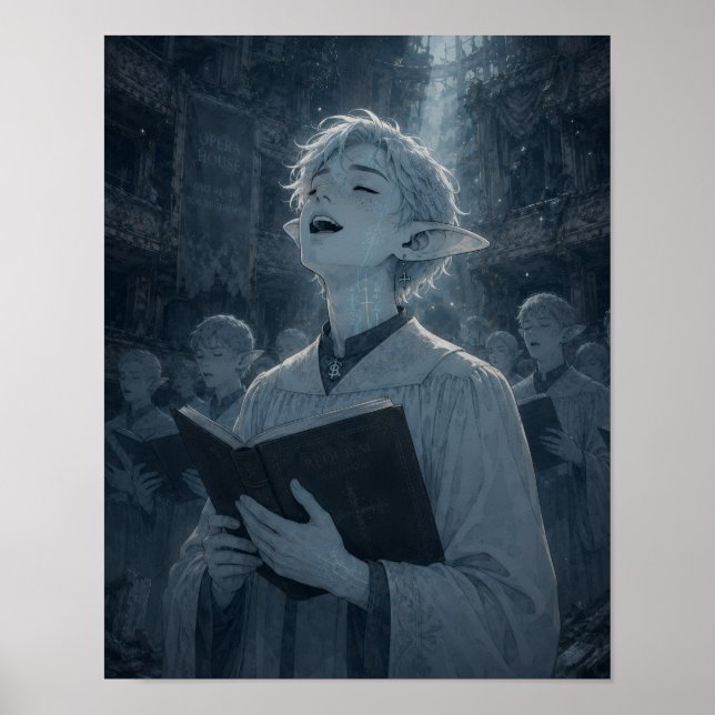 Poster Euforia / Coro / Teatro de Ópera (Frente)