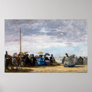 Poster Eugene Boudin The Beach