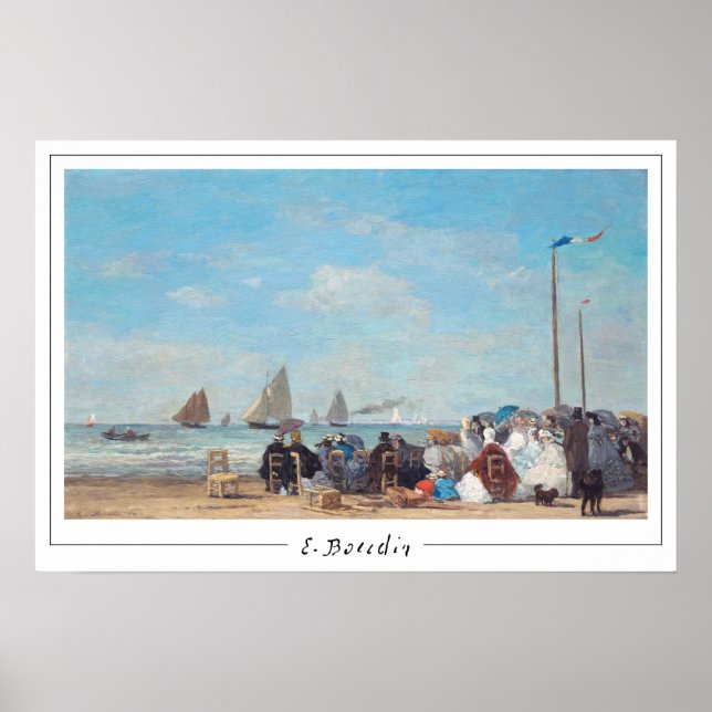 Poster Eugène Boudin Zedign Cartaz de Arte #199-2 (Frente)