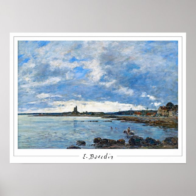 Poster Eugène Boudin Zedign Cartaz de Arte #27 (Frente)