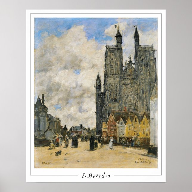 Poster Eugène Boudin Zedign Cartaz de Arte #2-2 (Frente)