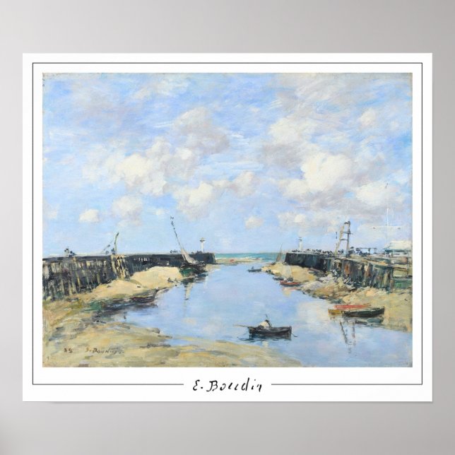Poster Eugène Boudin Zedign Cartaz de Arte #520-2 (Frente)