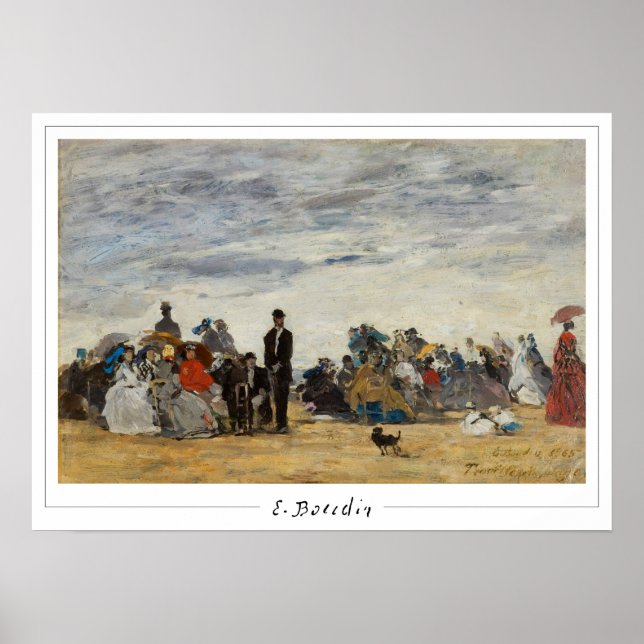 Poster Eugène Boudin Zedign Cartaz de Arte #6-2 (Frente)