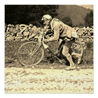 Pôster Eugene Christophe Tour de France 1922 Aubisque