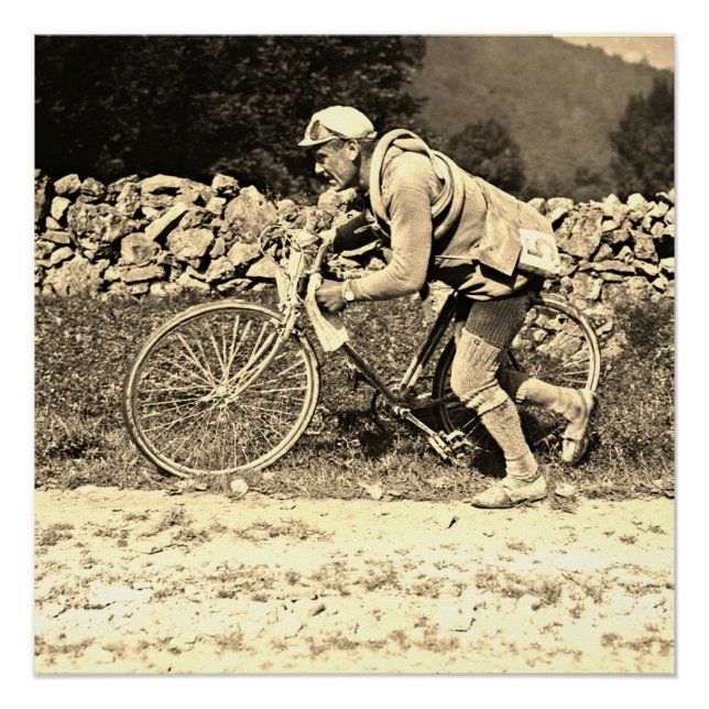 Pôster Eugene Christophe Tour de France 1922 Aubisque (Frente)