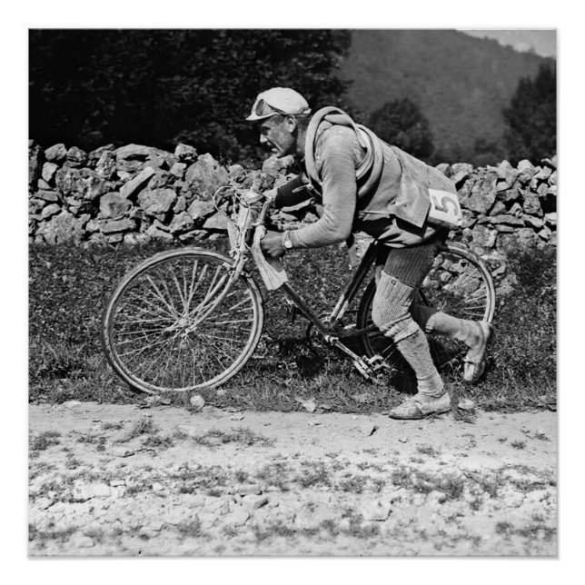 Pôster Eugene Christophe Tour de France 1922 Aubisque  (Frente)