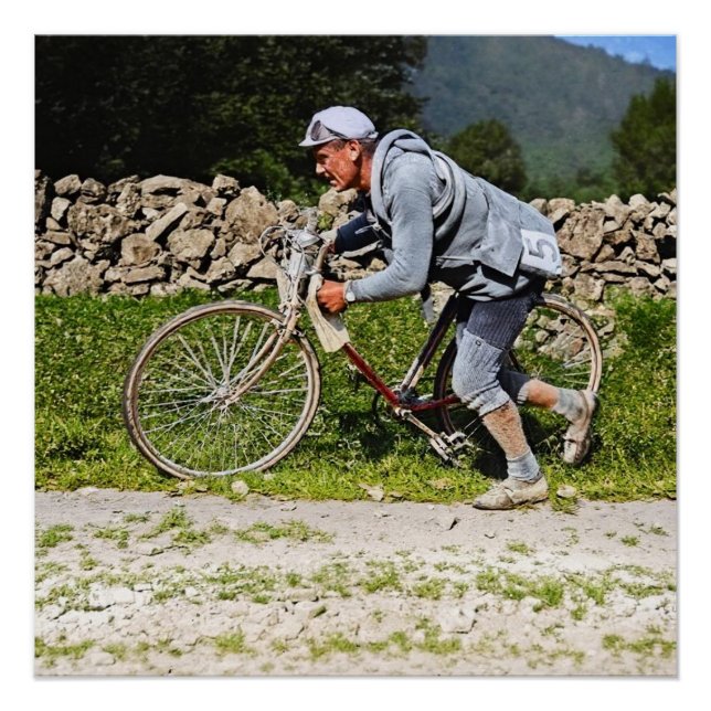 Pôster Eugene Christophe Tour de France 1922 Aubisque (Frente)