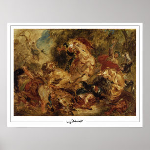 Poster Eugène Delacroix Zedign Cartaz de Arte #11