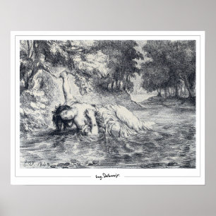 Poster Eugène Delacroix Zedign Cartaz de Arte #245