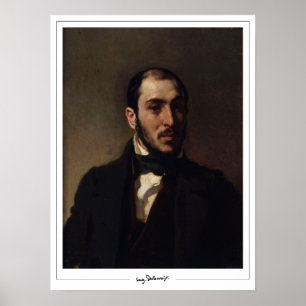Poster Eugène Delacroix Zedign Cartaz de Arte #254