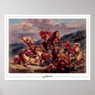 Poster Eugène Delacroix Zedign Cartaz de Arte #97