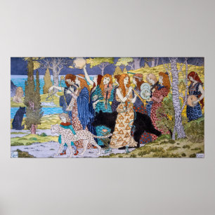 Poster Eugene Grasset - Harmony Decorative Panel