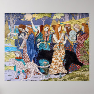 Poster Eugene Grasset - Harmony Decorative Panel