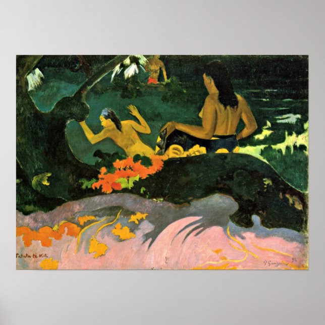 Pôster Eugene Henri Paul Gauguin - Pelo Mar (Frente)