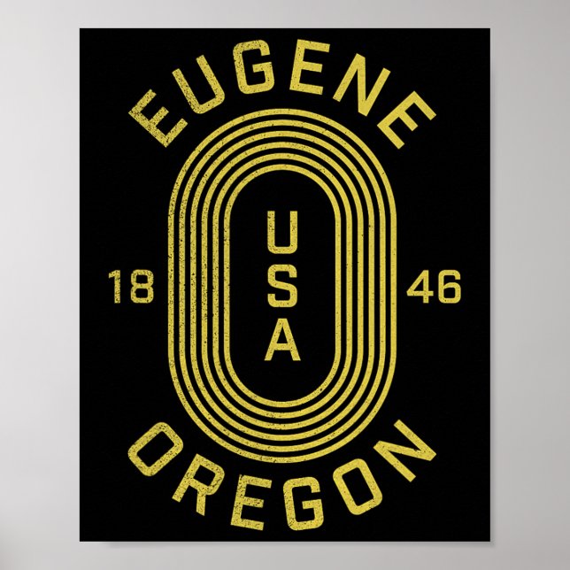 Poster Eugene Oregon EUA  (Frente)