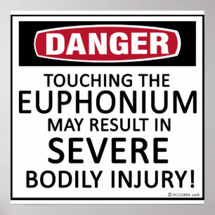 Poster Euphonium do perigo