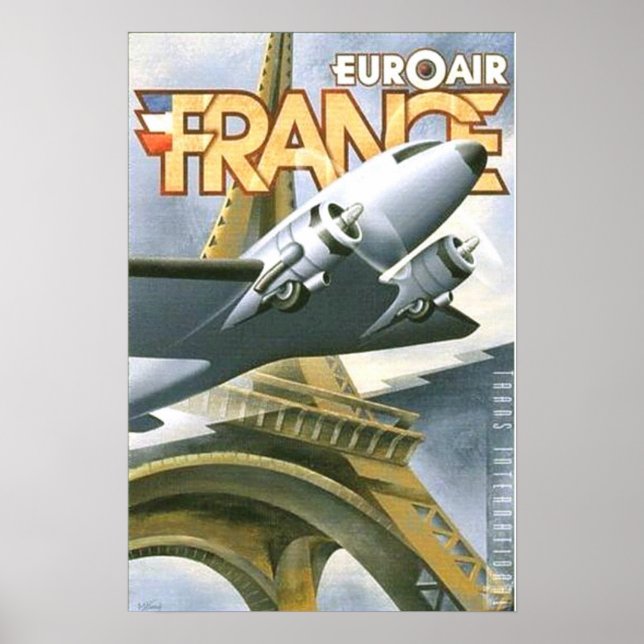 Poster Euroair França (Frente)