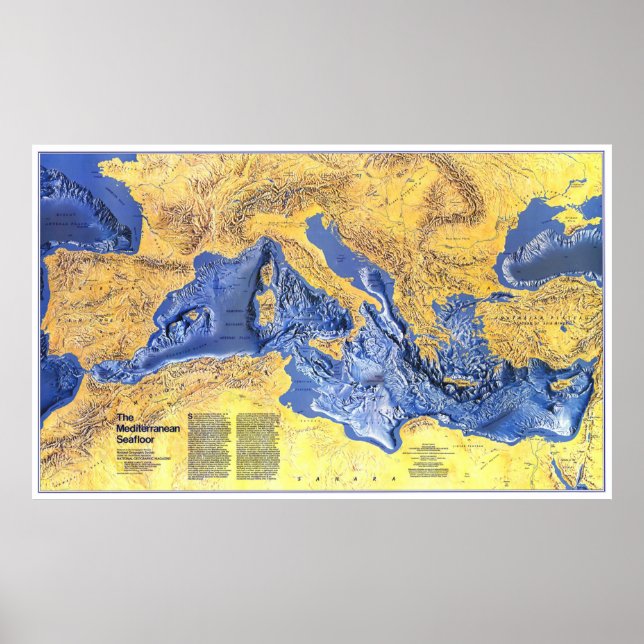 Poster "Europa: 1982/presente - Mar Mediterrâneo (Frente)