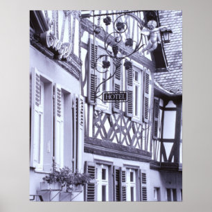 Pôster Europa, Alemanha, Renânia, Palatinado, Boppard. Me