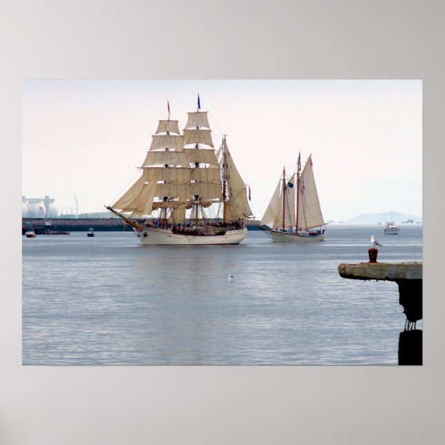 Poster Europa and American Eagle (Frente)