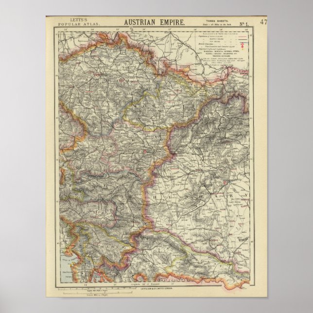 Pôster Europa, Áustria, República Checa (Frente)