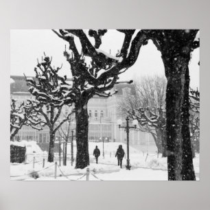 Pôster Europa, Áustria, Salzburgo. Inverno,