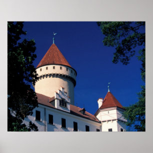 Poster Europa, Castelo Konopiste, República Checa, está