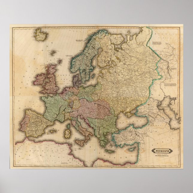 Pôster Europa composta 2 (Frente)